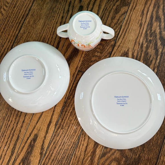 Tiffany & Co. Baby China set of 3, Tiffany Jungle - Picture 4 of 9